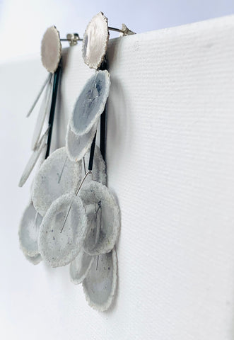 Cluster Dust Drops pale greys