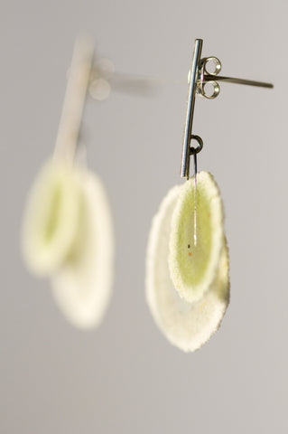 Dust Layer Studs Lime/Sorbet