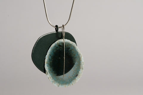 Dust Layer Pendant Forest/Teal