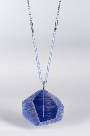 Facet Pendant Blue