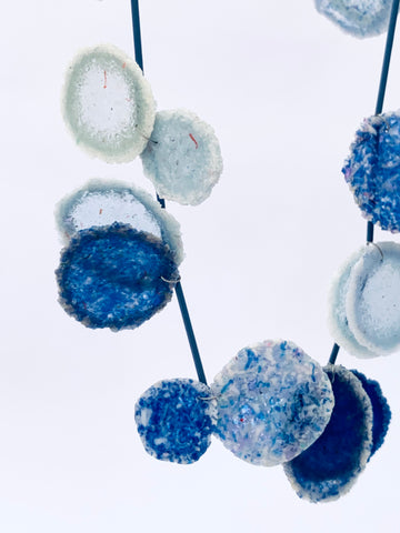 Dust Cluster Necklace Slate