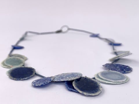 Dust Cluster Necklace Slate