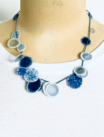 Dust Cluster Necklace Slate
