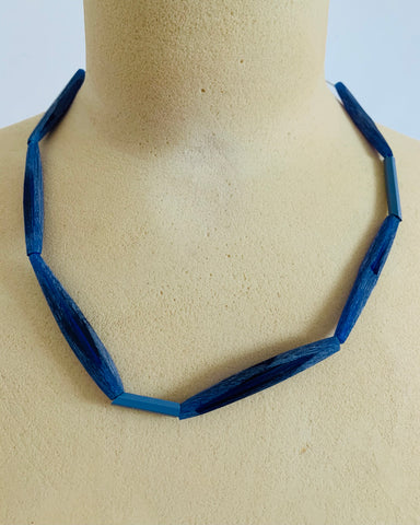 Facet Necklace Blue
