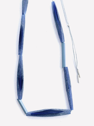 Facet Necklace Blue