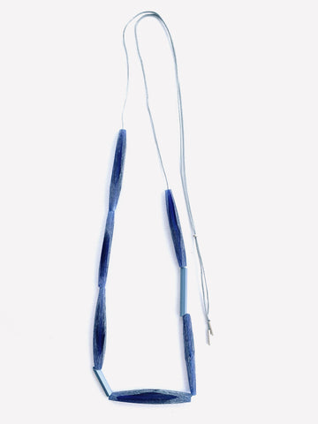 Facet Necklace Blue