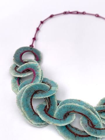 Dust Chain - Duck Egg / Fushia