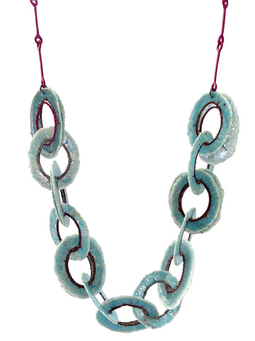 Dust Chain - Duck Egg / Fushia