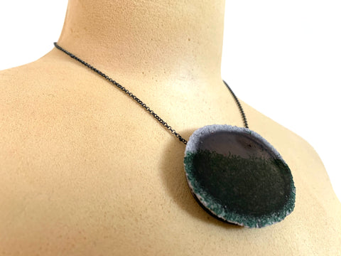 Dust Pendant Dark Grey/Forest Green