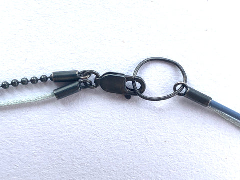 Layer Facet Necklace Mid Blue