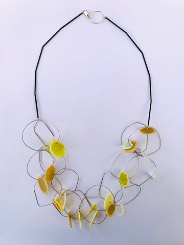 Dust Loops Necklace Yellow