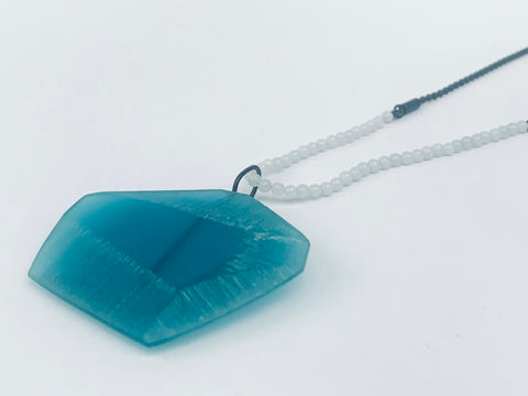 Facet Pendant Teal