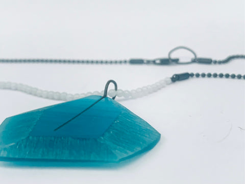 Facet Pendant Teal