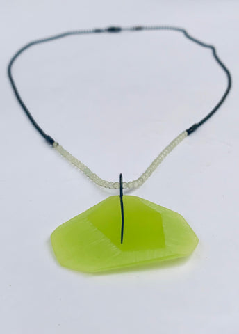 Facet Pendant Chartreuse