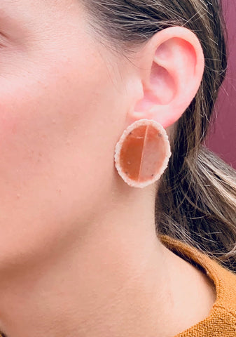 Dust Fold Studs - Ginger