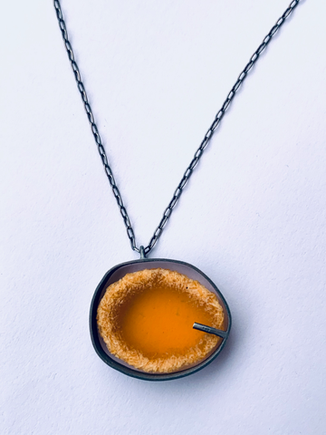Honest Pendant - Burnt Orange