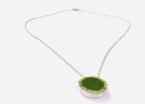 Boxy Dust Pendant - Khaki