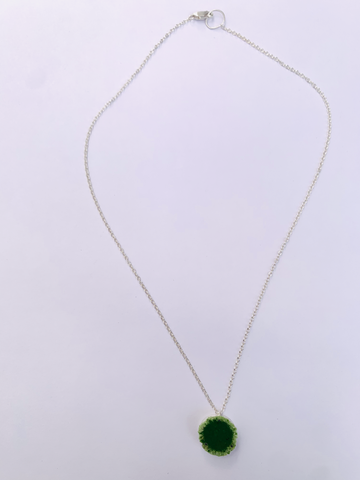 Boxy Dust Pendant - Khaki