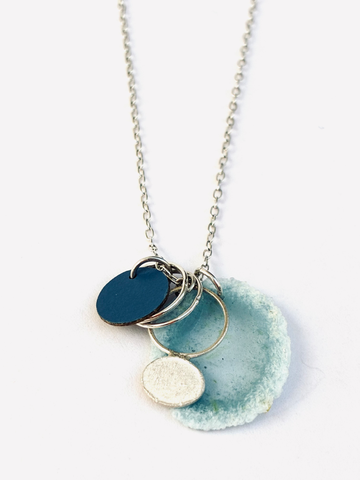 Cluster Dust Pendant - Pale Blues