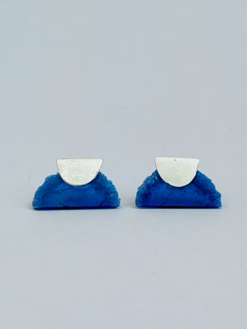 Mini Dust Stud - Blue
