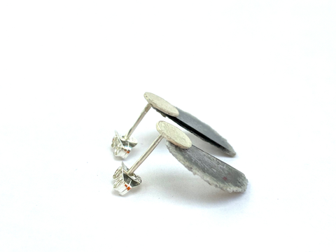 Mini Dust Studs - Dark Grey