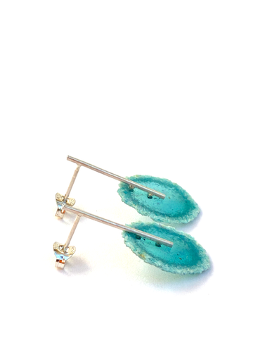 Linear Dust Stud - Blue/Green