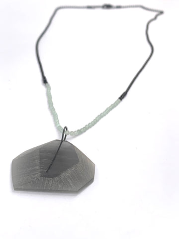 Facet Pendant Grey