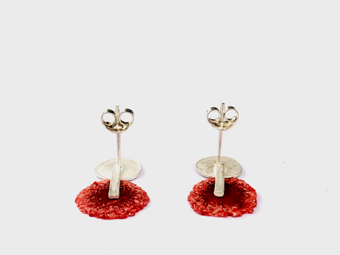 Dust Studs - Dark Red