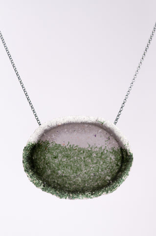 Dust Pendant Dark Grey/Forest Green