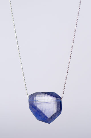 Facet Pendant (Small) Blue