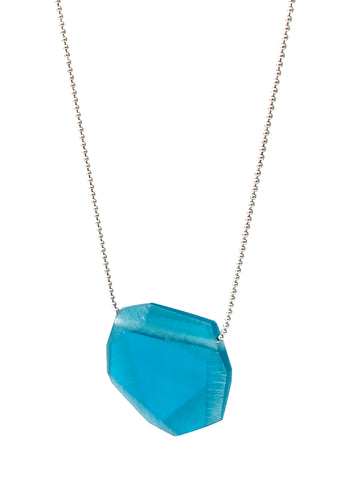 Facet Pendant (Small) Teal